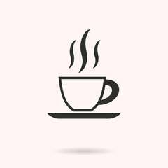 Wall Mural - Coffee cup - vector icon.