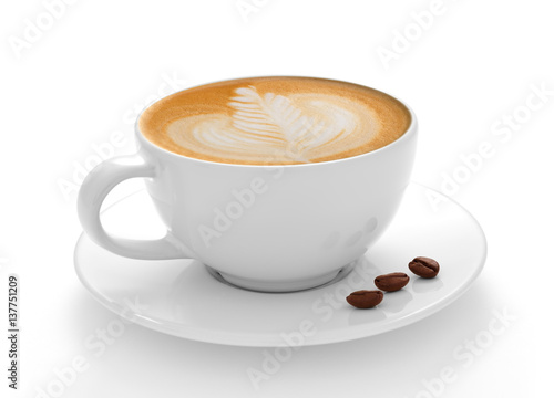 filizanki-kawy-latte-i-ziarenka-wzorek-z-piany-kawa-na-bialym-tle