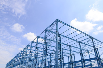 Sticker - Steel structure workshop, is under construction