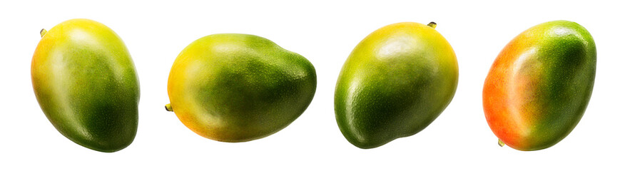 Poster - Fresh mango fruit isolated on white background