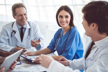 Wall Mural - Medical doctors at the conference