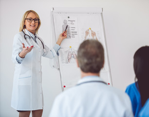 Wall Mural - Medical doctors at the conference