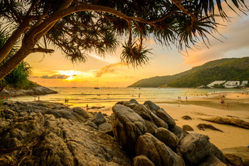 Landscape of Phuket View Point at Nai Harn Beach