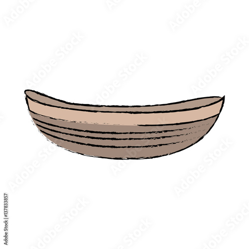 Wooden boat isolated icon vector illustration graphic design Stock Vector | Adobe Stock