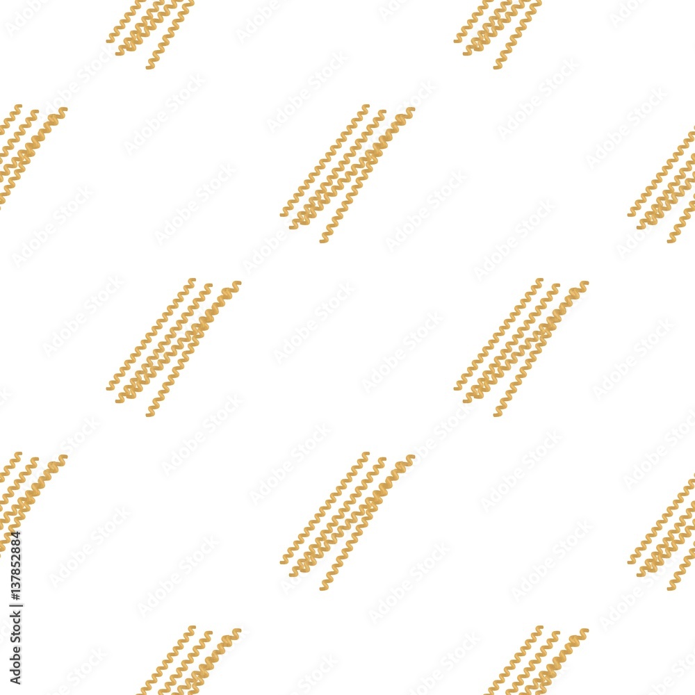 Fusilli bucati pasta icon in cartoon style isolated on white background ...