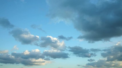 Wall Mural - timelapse of the clear sky