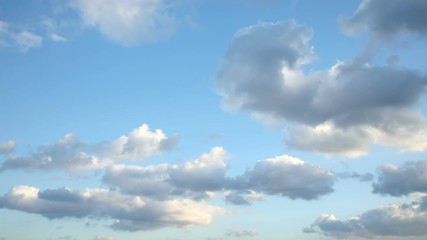 Wall Mural - the clear sky with a cloud