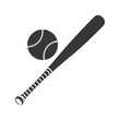 baseball sport equipment emblem icon vector illustration design