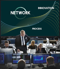 Poster - Technology Connect Development Network Process Concept