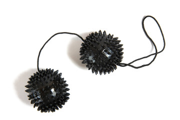 Sticker - Plastic black loveballs for woman