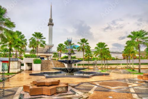 Obraz na plátne National Mosque of Malaysia in Kuala Lumpur