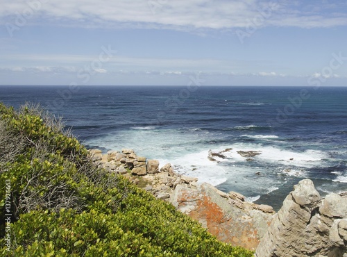 Fotografering blue Atlantic coast, the Cape of Good Hope, South Africa, Cape Town