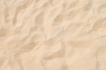 fine beach sand in the summer sun