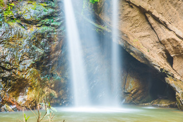 Poster - Mork Fa waterfall at Chiangmai province