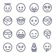 © HN Works - Set of 16 cheerful outline icons