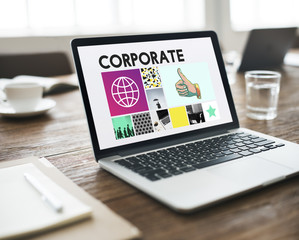 Wall Mural - corporate business organization company concept