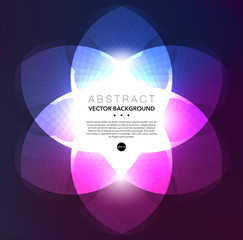Wall Mural - Abstract vector background. Colorful floral background. Use for template, poster or brochure design. Vector illustration. Eps10.