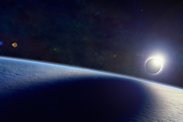 Wall Mural - total solar eclipse