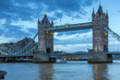© Stoyan Haytov - LONDON, ENGLAND - JUNE 15 2016: Tower Bridge in London in the late afternoon, England, Great Britain