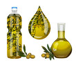 olive oil in a bottle