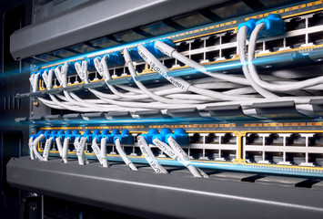 utp cat5e cable with patch panel