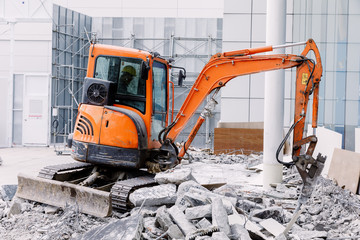 Robot Equipment is destroying the floor In construction zone