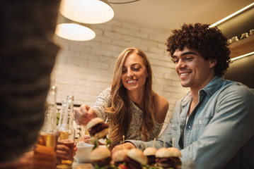 Wall Mural - Enjoying a snacks