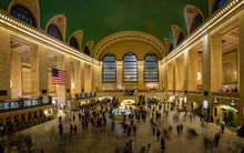 Interior Of Grand Central Station In New York