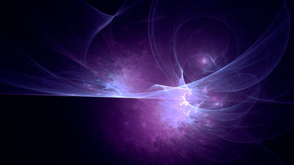  3D rendering abstract fractal light background