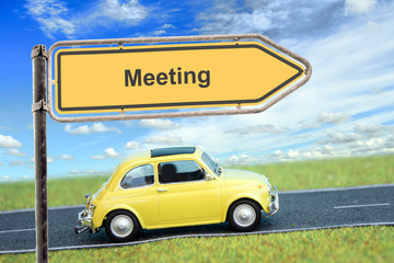 Wall Mural - Schild 166 - Meeting