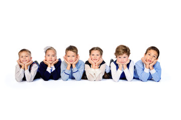 group of schoolchildren