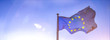 Leinwandbild Motiv european flag