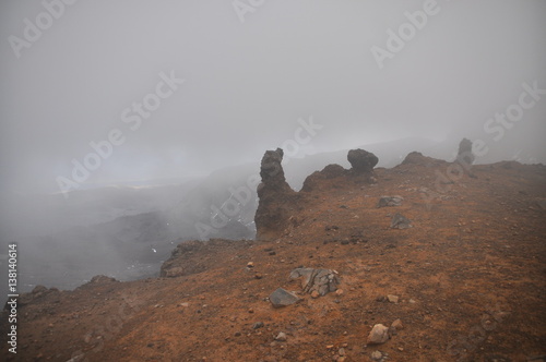 Mount Doom (Mount Ngaunuhoe) Walkway at Tongariro Alpine Crossing, Mount Ngaunuh Poster