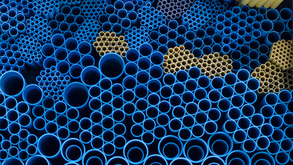 Water pvc pipes background pattern