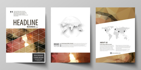 Wall Mural - business templates for brochure, magazine, flyer. cover design template, abstract vector layout in a