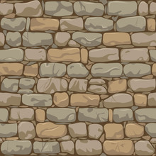 Old Brick Wall Seamless Pattern