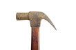 © chenhawnan - Old hammer on isolate background/The hammer is tools of mechanic/Hammer use in building construction