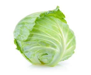 cabbage on white background