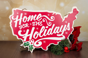 Wall Mural - Home For The Holidays