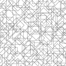 Modern Stylish Linear Design. Abstract Geometric Seamless Vector Pattern