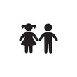 girl and boy icon
