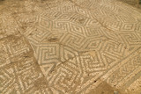 Roman mosaic floor at Ostia Antica Italy