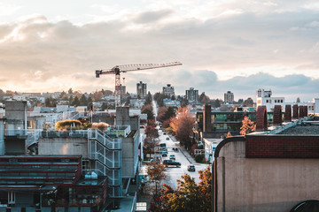 Canvas Print - Streets of Vancouver BC, Canada