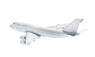 Wall Mural - airplane isolated on white background