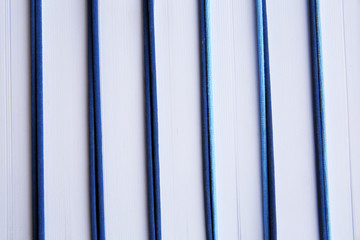 Wall Mural - Closeup of books in a row