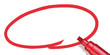 Marqueur - Cercle rouge - présentation - entourer - souligner - bulle 