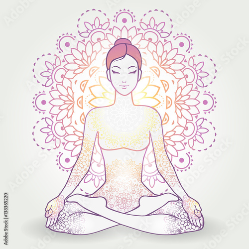 Padmasana Decoration Poster Mural XXL