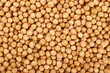 Dried chickpea beans close up background