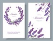 Lavender flowers banners