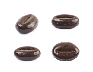 Canvas Print - Single coffee bean shaped candy